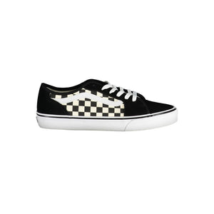 Schwarzer Polyester-Sneaker