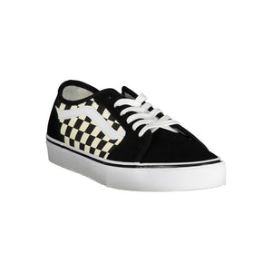 Schwarzer Polyester-Sneaker
