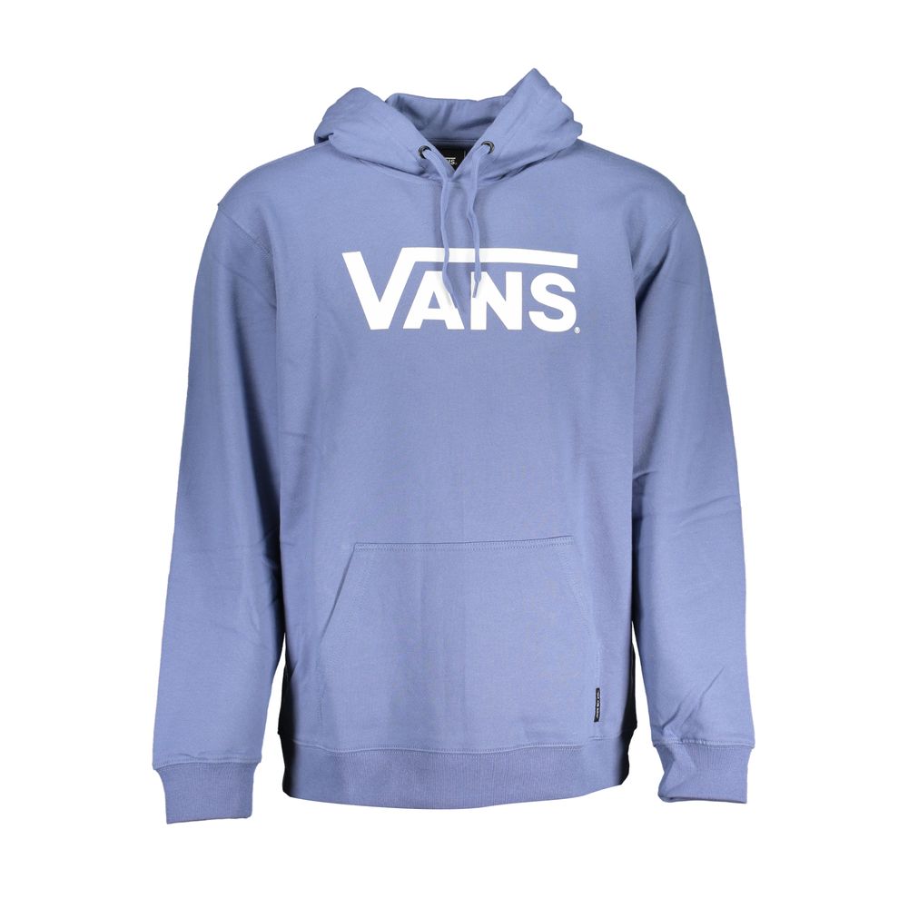 Blauer Baumwollpullover