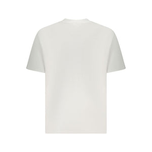White Cotton Men T-Shirt