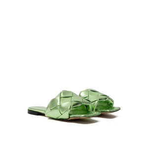 Green Leather Slipper