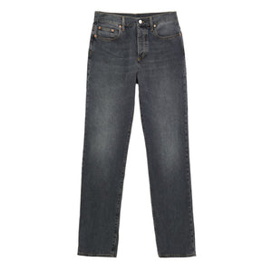 Gray Cotton Jeans Denim