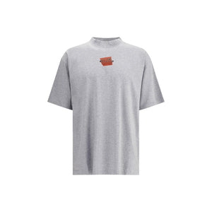 T-Shirt mit aufgeklebtem Balenciaga-Motiv auf der Rückseite