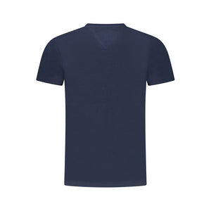 Blue Cotton Women T-Shirt