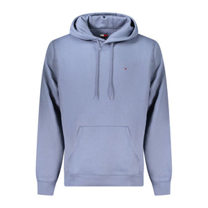 Blauer Baumwollpullover für Herren