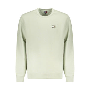 Green Cotton Men Sweater