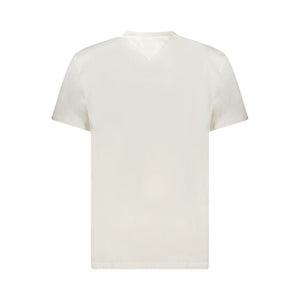 White Cotton Men T-Shirt