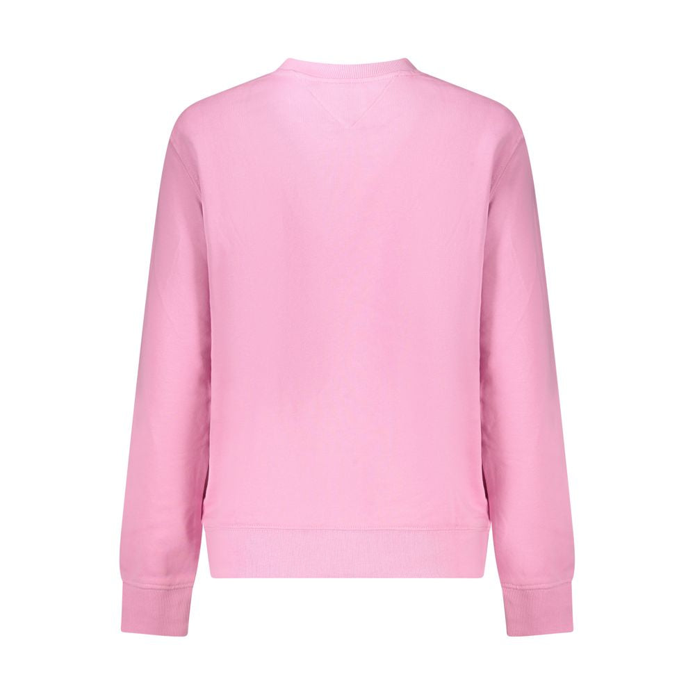 Rosa Baumwollpullover für Damen