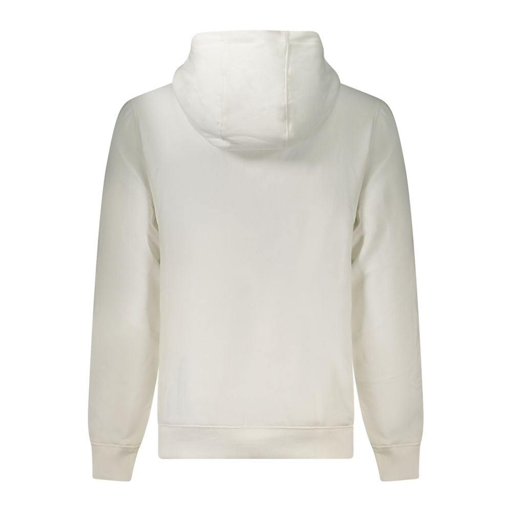Weißer Baumwollpullover für Herren