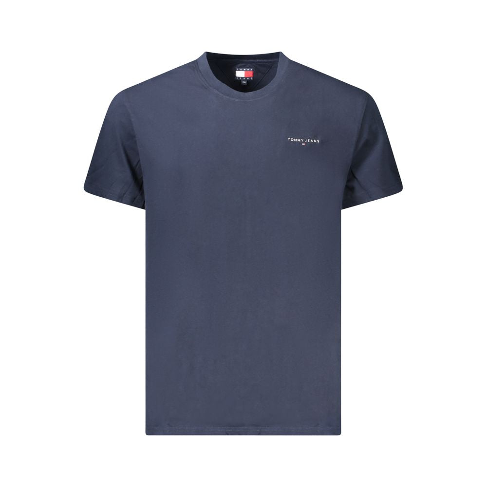 Blaues Herren-T-Shirt aus Baumwolle