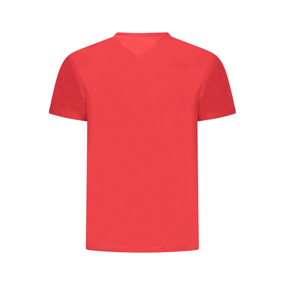 Rotes Herren-T-Shirt aus Baumwolle