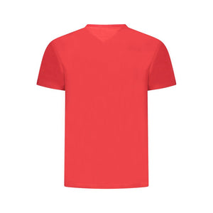 Red Cotton Men T-Shirt