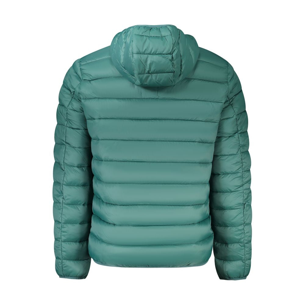Grüne Polyamid-Herrenjacke