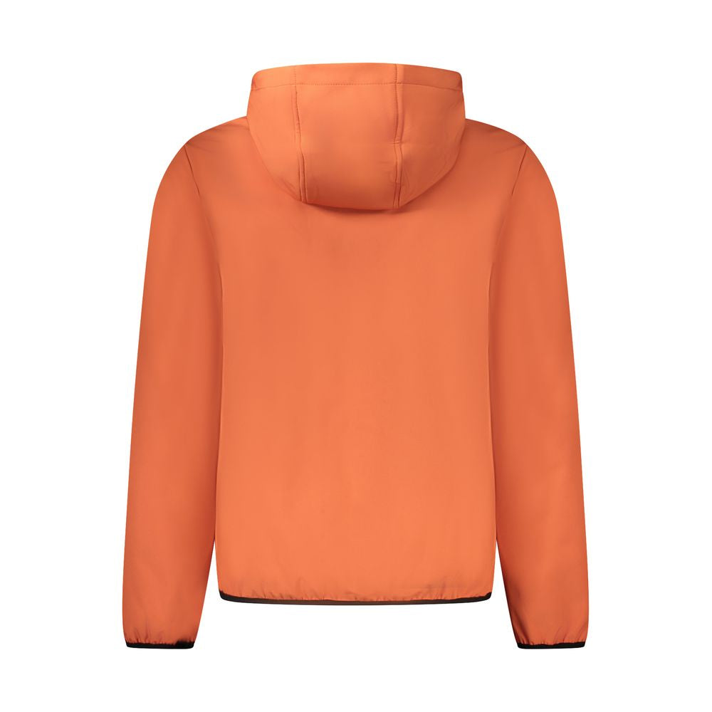 Orange Polyester Herrenjacke