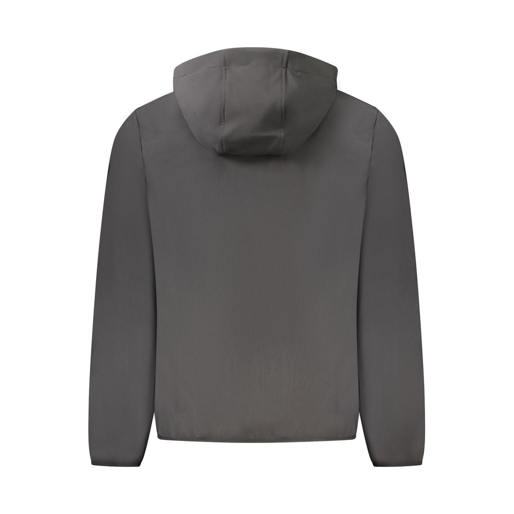 Schwarze Polyester-Herrenjacke
