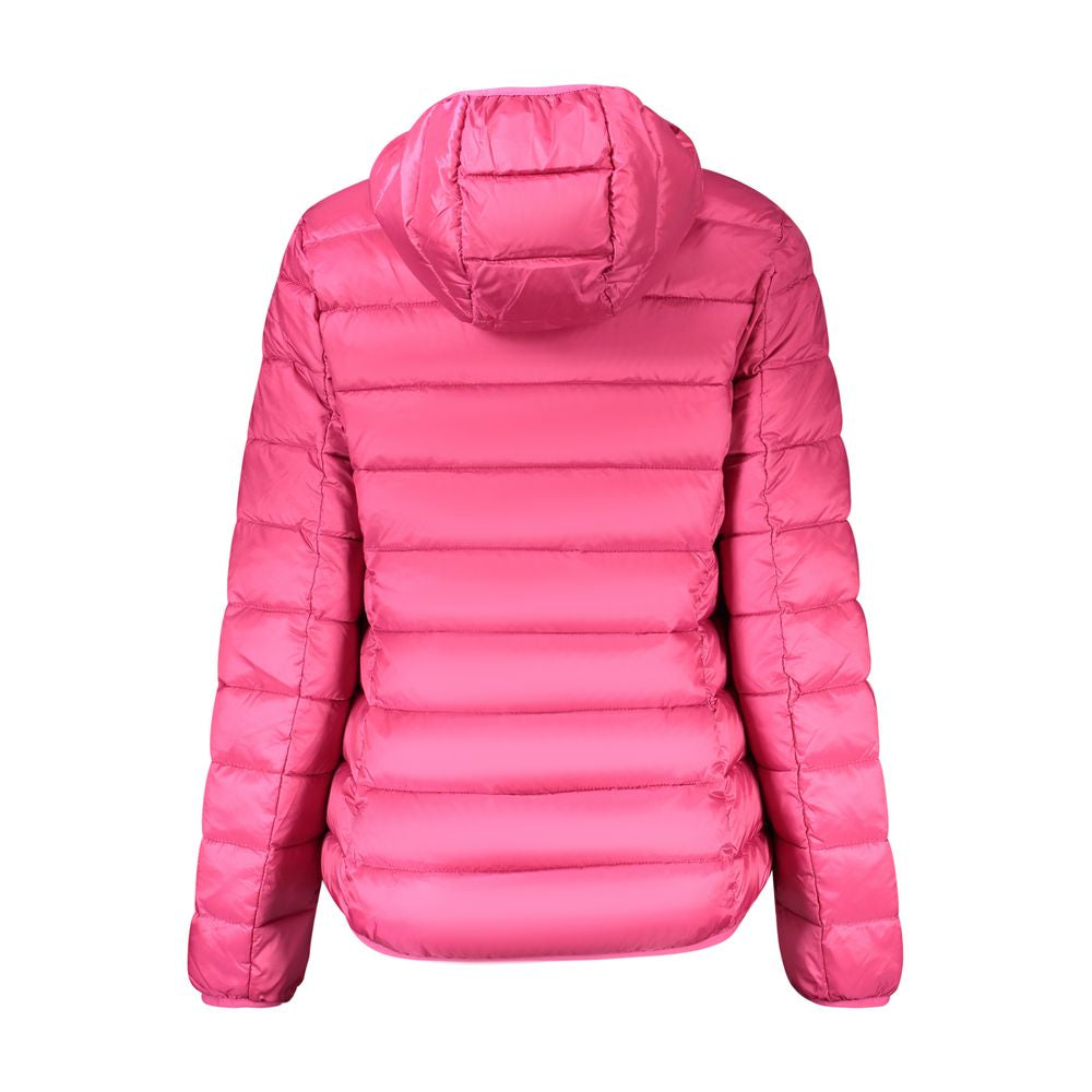 Rosa Polyamid Damenjacke