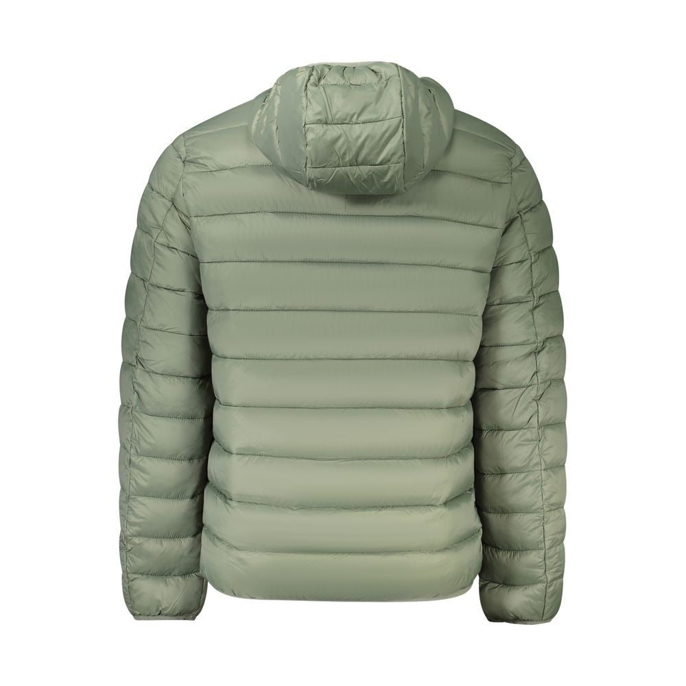 Grüne Polyamid-Herrenjacke