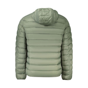 Grüne Polyamid-Herrenjacke