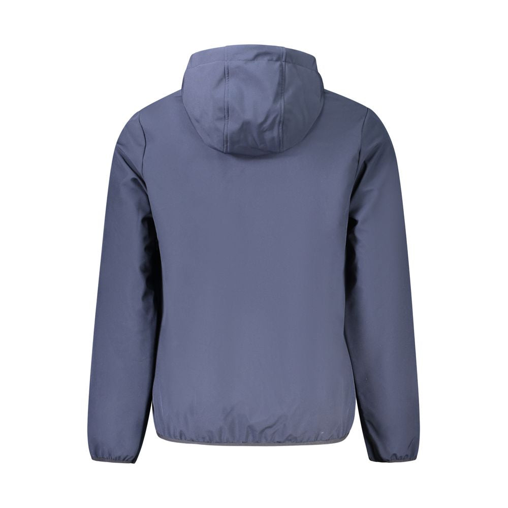 Blaue Polyester-Herrenjacke