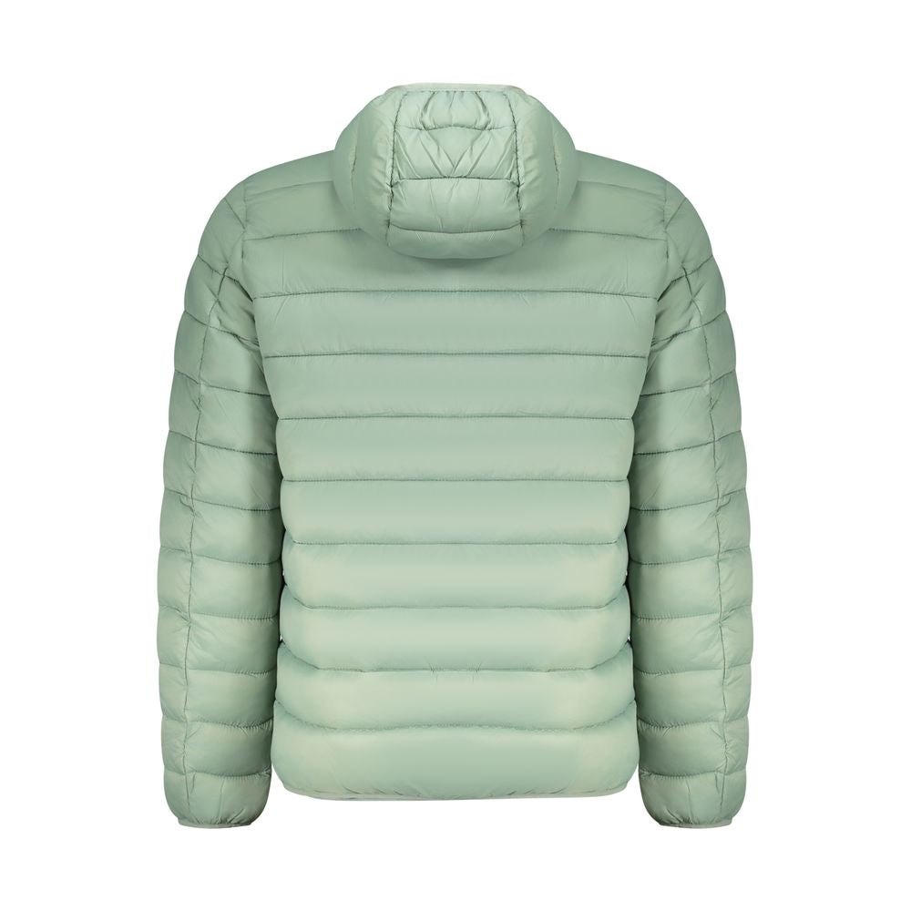 Grüne Polyamid-Herrenjacke