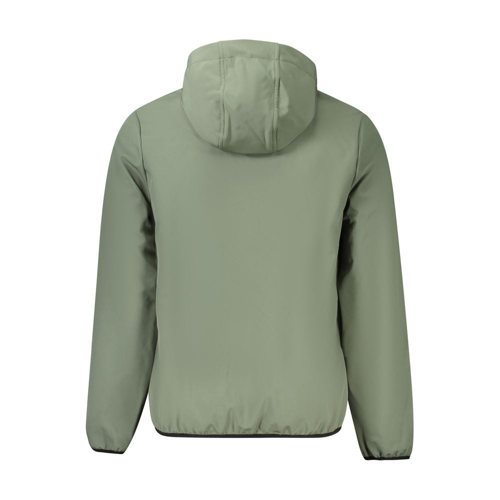 Grüne Polyester Herrenjacke