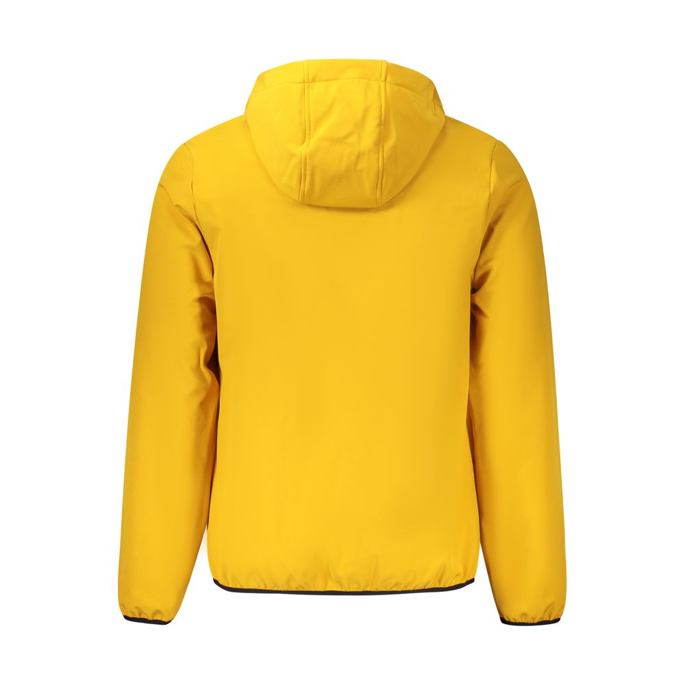 Yellow Polyester Men's Jacket