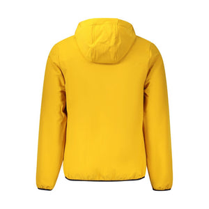 Yellow Polyester Men's Jacket