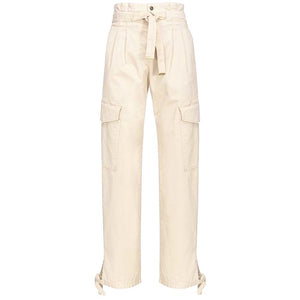 White Cotton Jeans & Pant