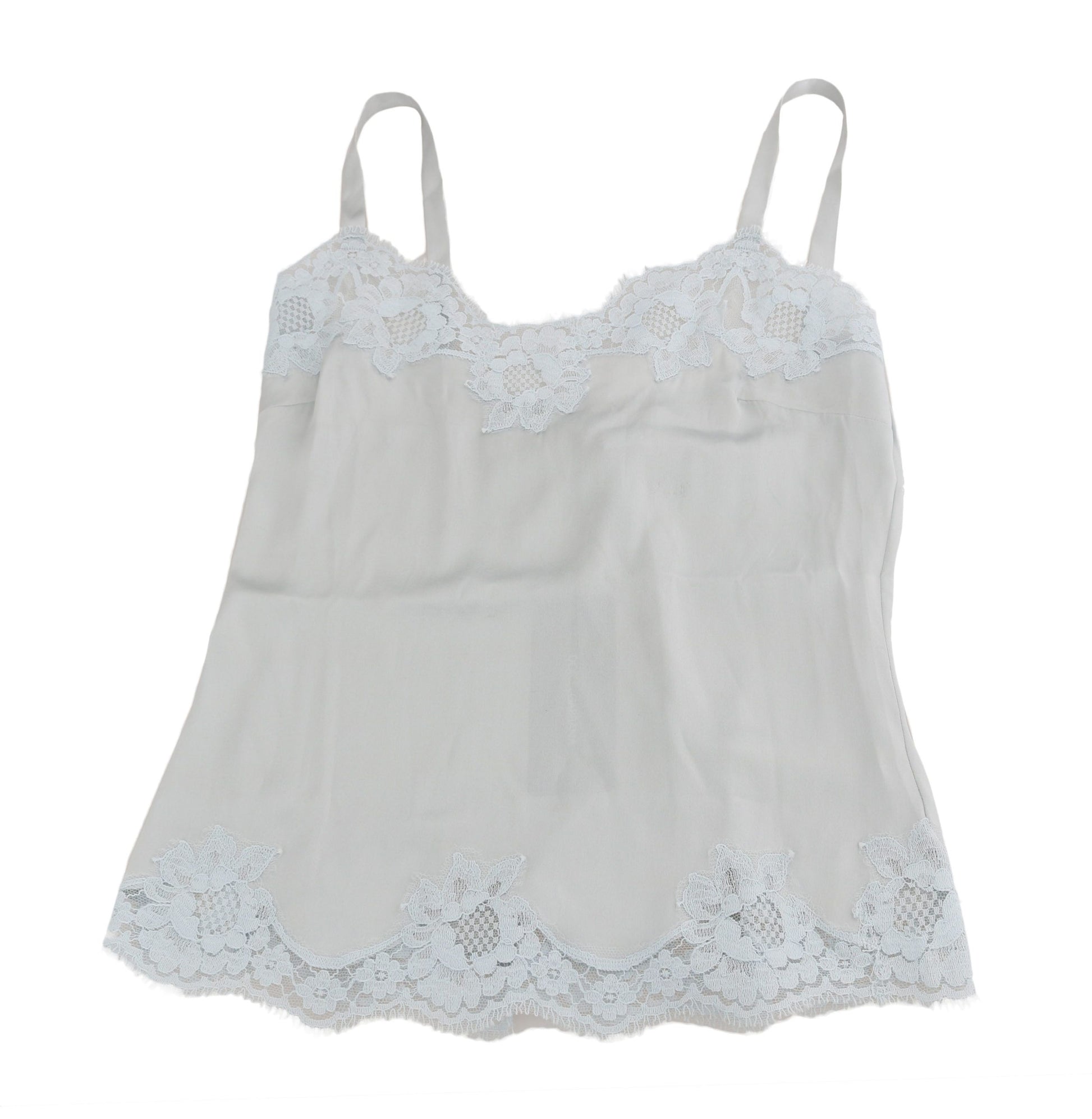 Grünes Seidenspitzenkleid, Chemisole-Dessous