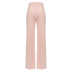 Pink Polyester Jeans & Pant