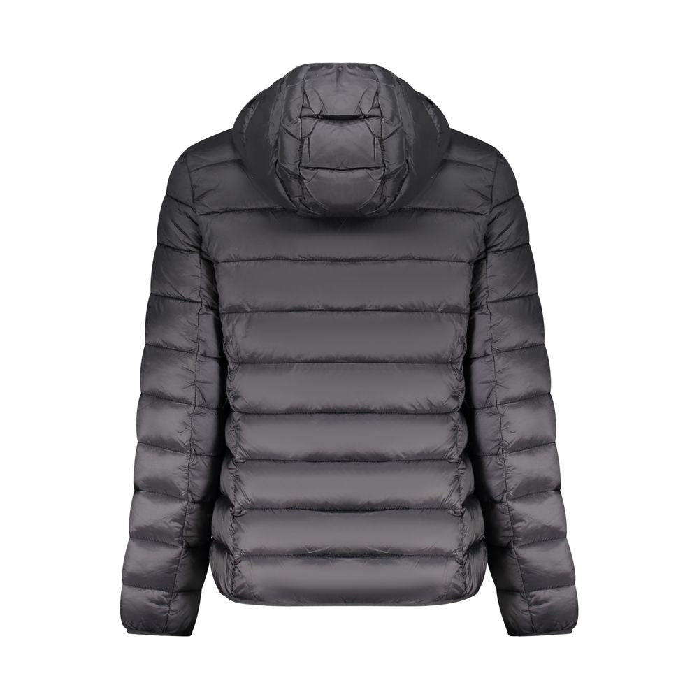 Schwarze Polyamid-Damenjacke