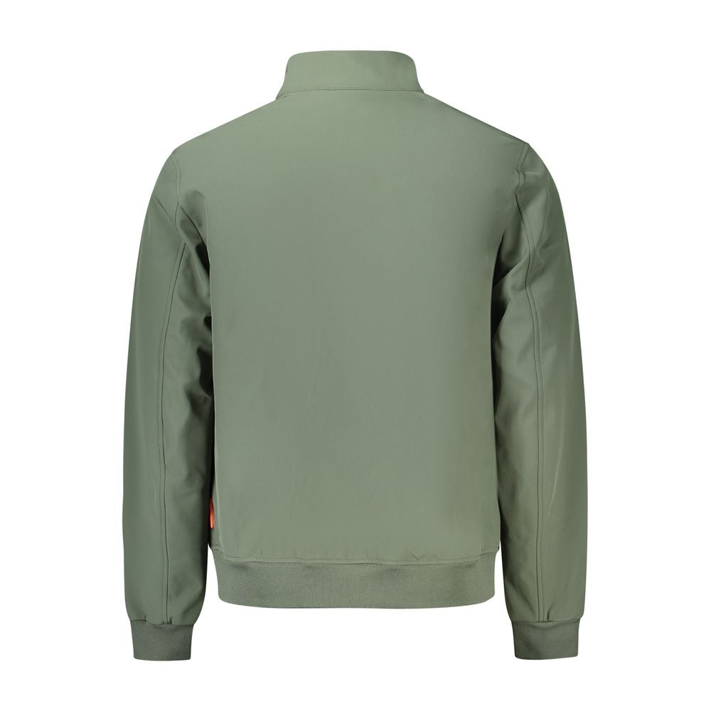 Grüne Polyester Herrenjacke