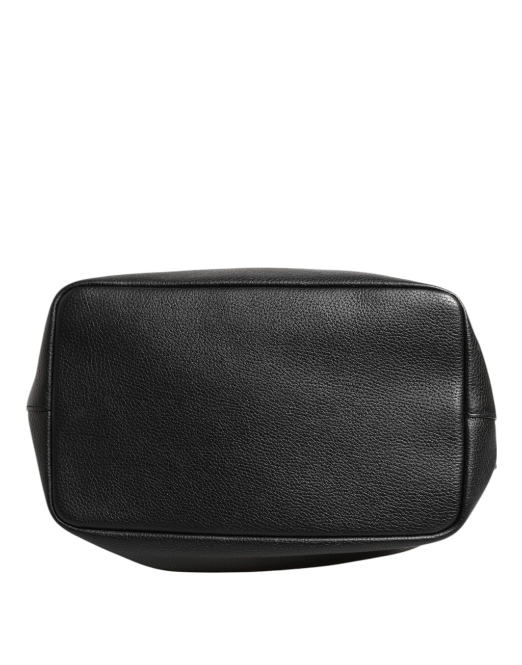 Black Leather Shoulder Crossbody Bucket DOLCE Bag