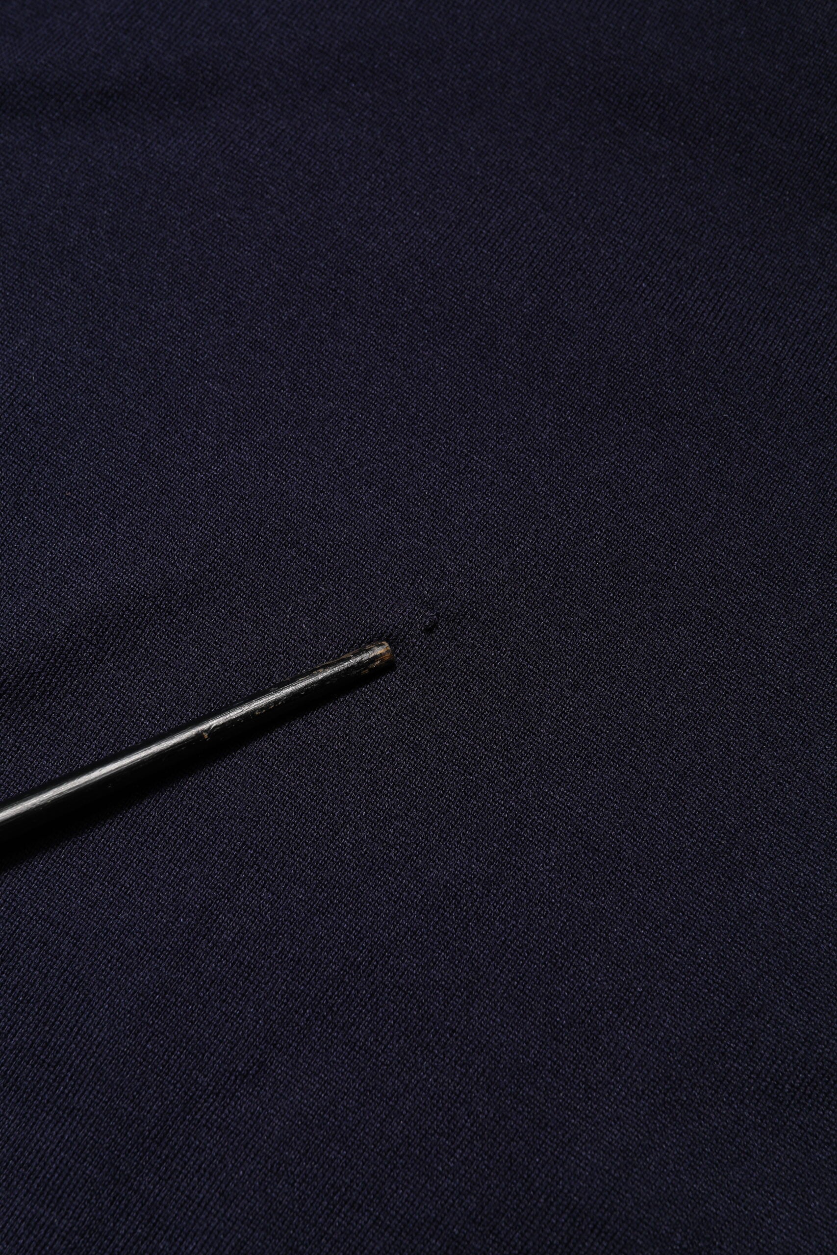 Dolce & Gabbana Dark Blue Silk Crew Neck Short Sleeves T-shirt