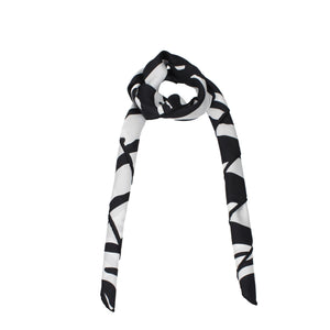 Black Silk Foulards