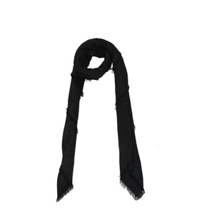 Black Viscose Foulards
