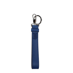 Blue Leather Keychains