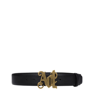 Black Leather Regular Belts