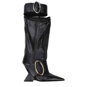 Black Leather Boots