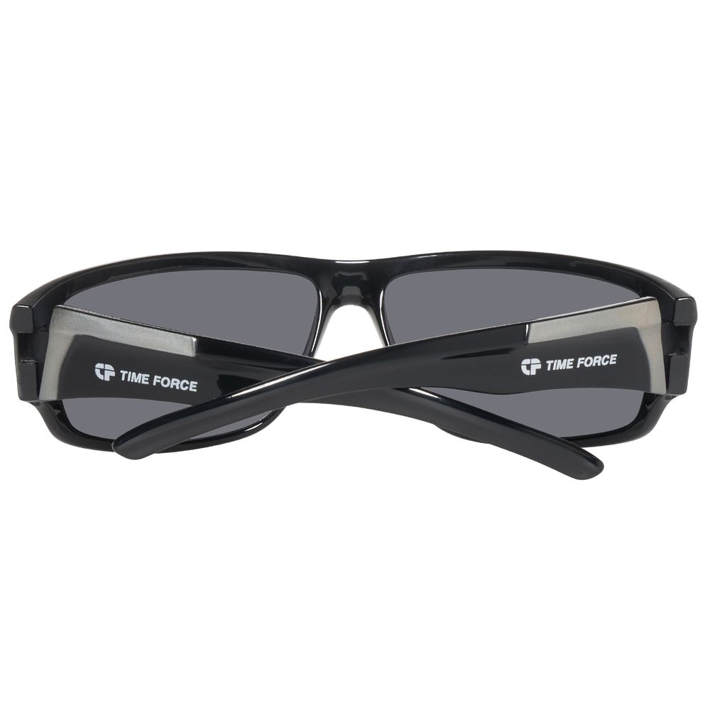 Schwarze Sonnenbrille aus Kunststoff