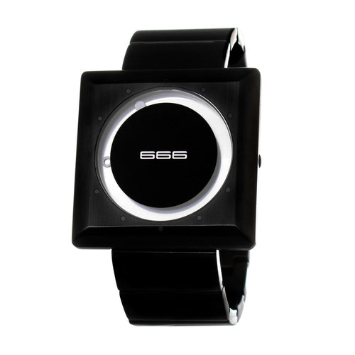 666BARCELONA Black Stainless Steel Dress Watch
