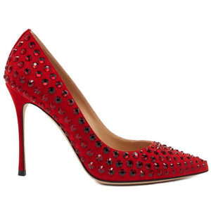 Red Calfskin Pump