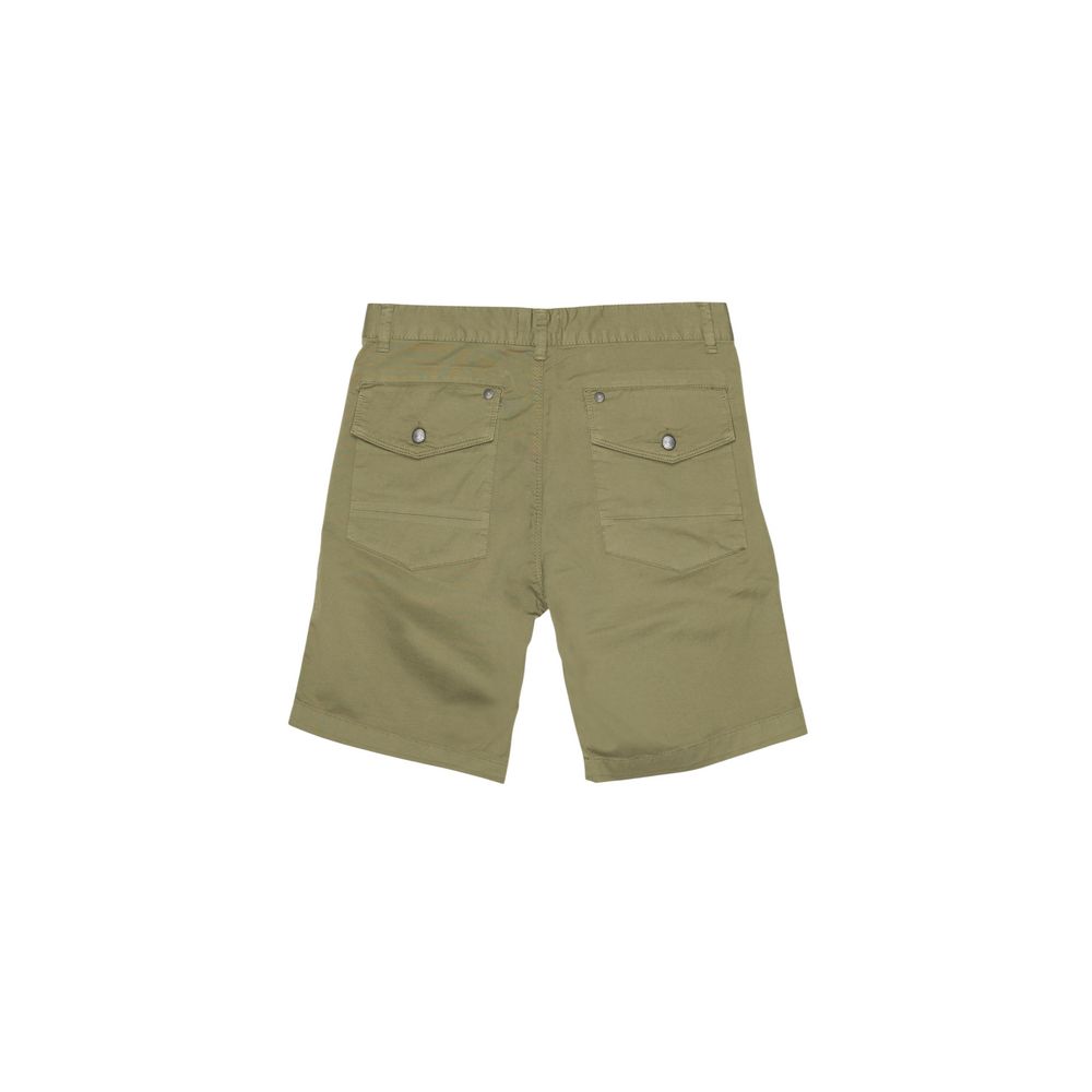 Green Cotton Bermuda