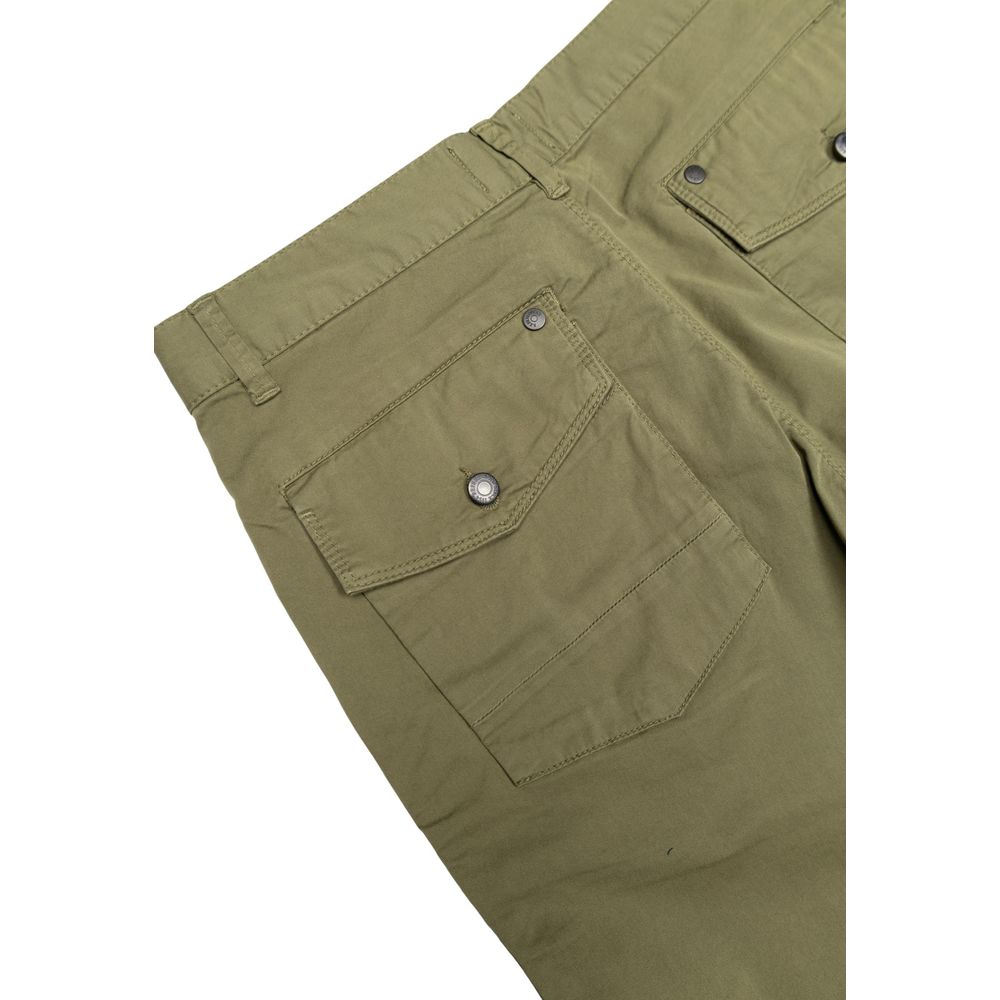 Green Cotton Bermuda