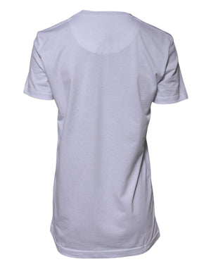 White Cotton Goodluck 2023 Crew NeckT-shirt