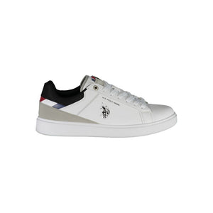 White Polyester Sneaker