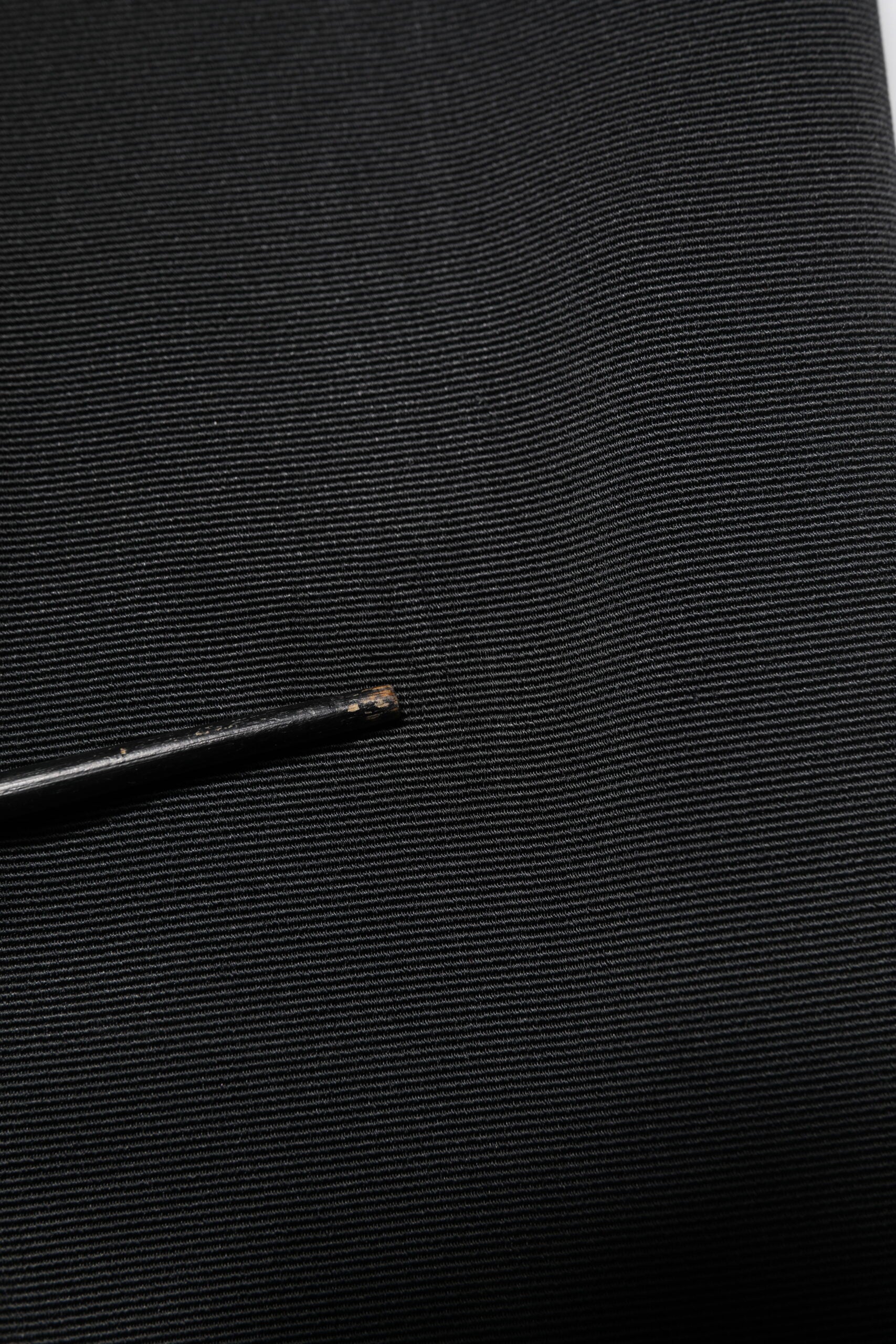 Dolce & Gabbana Black Acetate HighWaist Tapered Trouser Pants