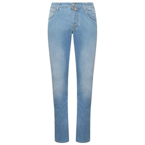 Blue Cotton Jeans & Pant