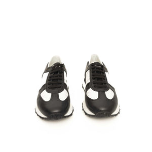 Black Calfskin Men Sneaker