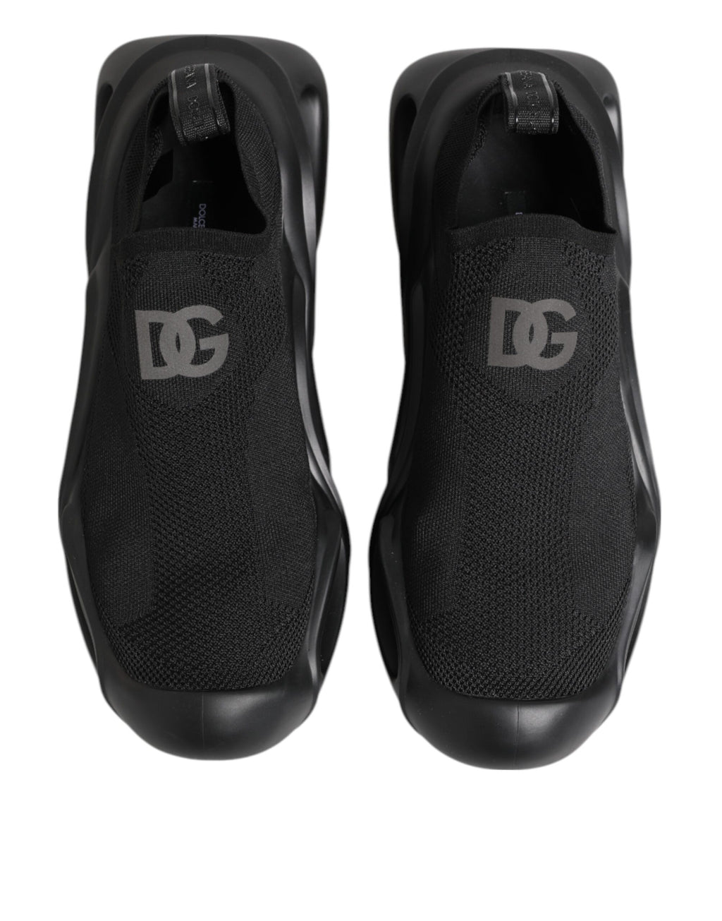 Black Slip On Wave Low Top Men Sneaker Shoes